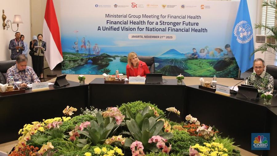 Potret Ratu Belanda Kumpul Bareng Menko Airlangga kemudian Bos OJK