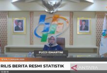 Inflasi tahunan tertinggi pada Desember 2025 muncul pada Gunungsitoli