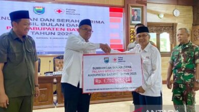 PMI Batang himpun Bulan Dana PMI Rp1,7 miliar