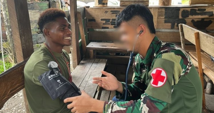 Marinir Hadirkan Layanan Aspek Kesejahteraan pada Pedalaman Yahukimo