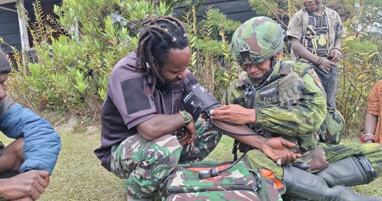 Komsos Honai ke Honai: TNI Bangun Kepercayaan di Yugumuak