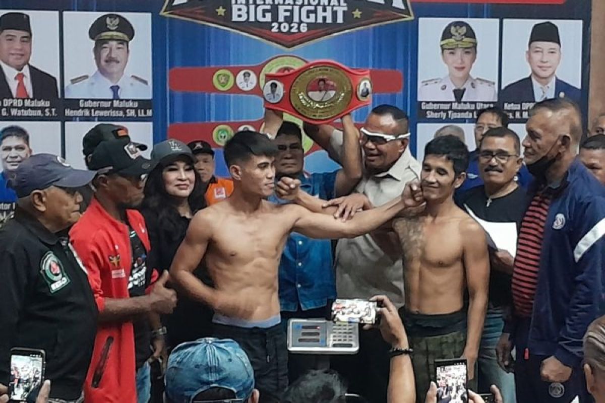 Sunan juga Noldi optimistis menang pada Pattimura Big Fight 2026