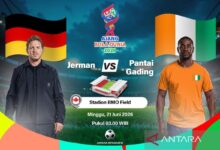 Susunan pemain Jerman vs Pantai Gading