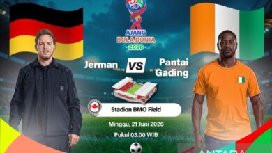 Susunan pemain Jerman vs Pantai Gading