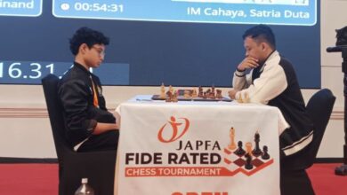 Muhamad Lutfi Ali gagal ke puncak klasemen JAPFA FIDE Rated