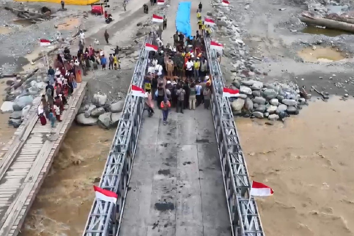 Jembatan Bailey, solusi berhadapan dengan terputusnya akses antarwilayah