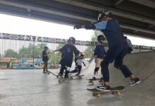 Menempa mental dengan skateboard