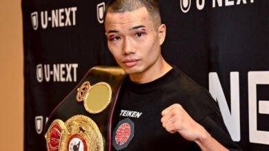 Riku Masuda menang nomor berhadapan dengan Higa untuk rebut sabuk juara globus WBA