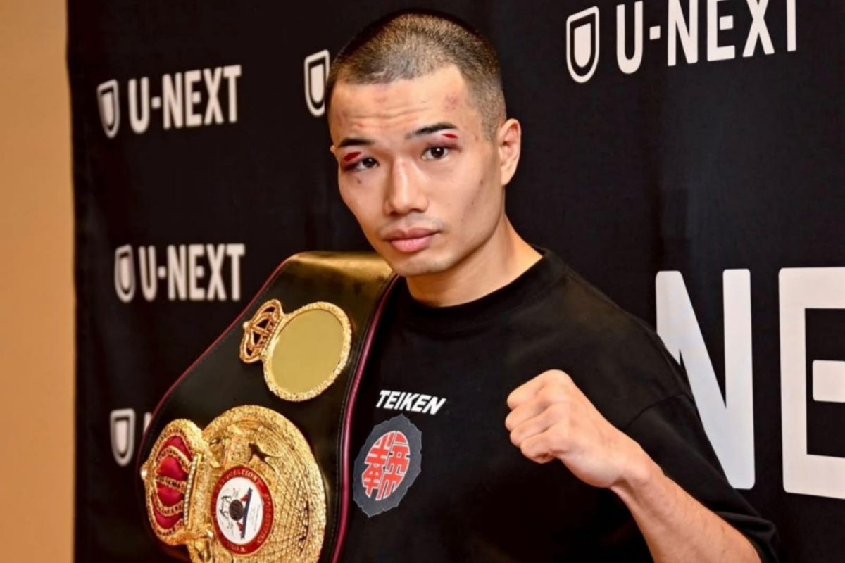 Riku Masuda menang nomor berhadapan dengan Higa untuk rebut sabuk juara globus WBA