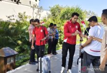 Skuad Garuda bertolak ke Ibukota usai tiga minggu TC dalam Bali