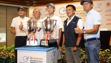 Pegolf Randy Arbenata bertekad pertahankan peringkat kompetisi dalam di Pondok Indah