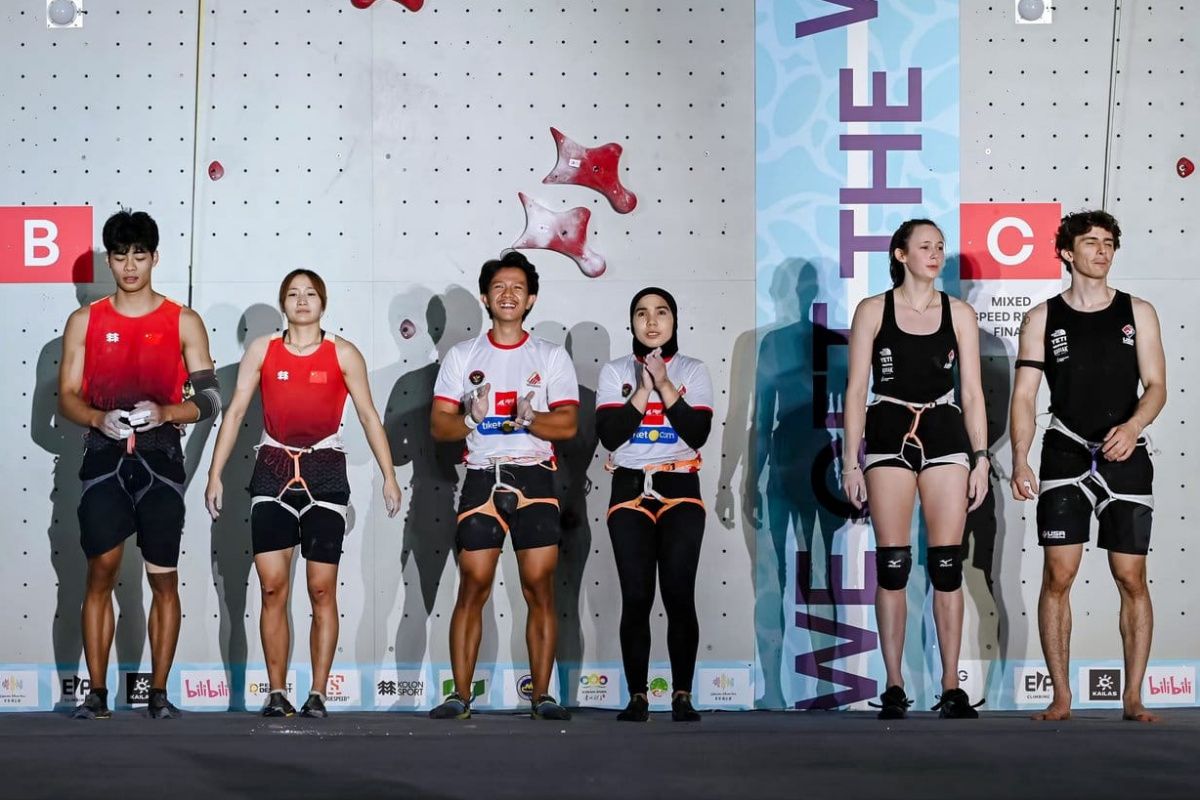 Raharjati/Rajiah sabet emas speed relay campuran seri Guiyang