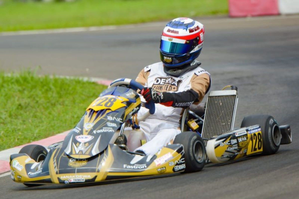 Abraham raih tiket Kejuaraan Global gokart pada pada Italia