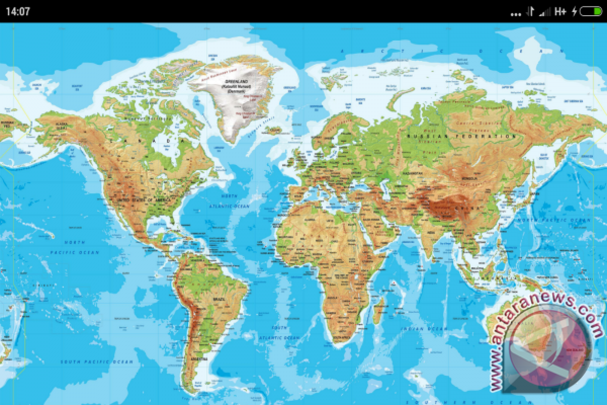 PBB dorong penyelenggaraan peta Equal Earth untuk representasi globus