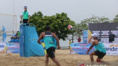 Bintang/Sofyan jaga asa voli pantai Tanah Air ke Olimpiade