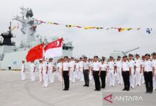 China-Singapura peringkat latihan maritim gabungan