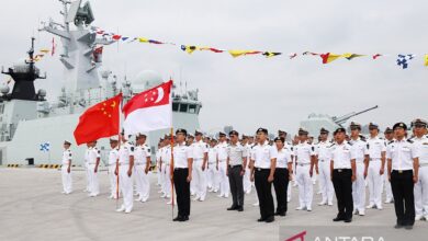 China-Singapura peringkat latihan maritim gabungan