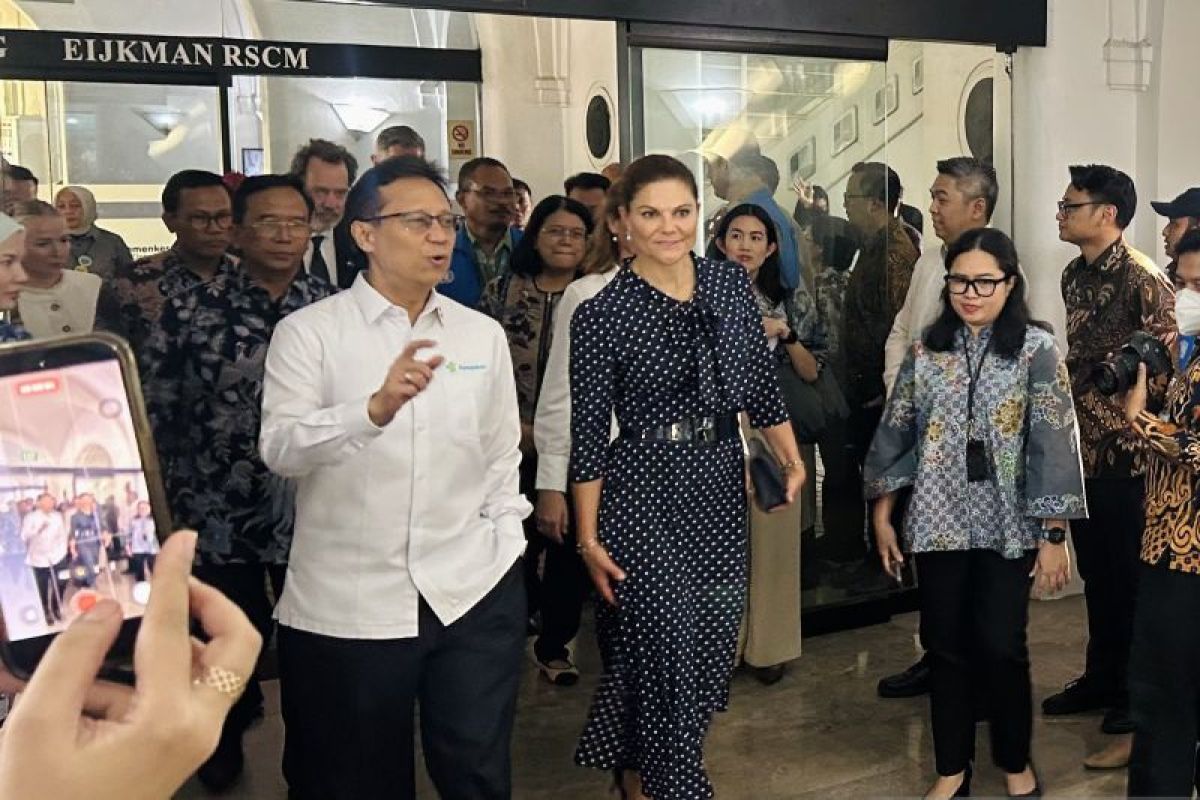 Menkes paparkan pengembangan genomika RI terhadap Putri Mahkota Swedia